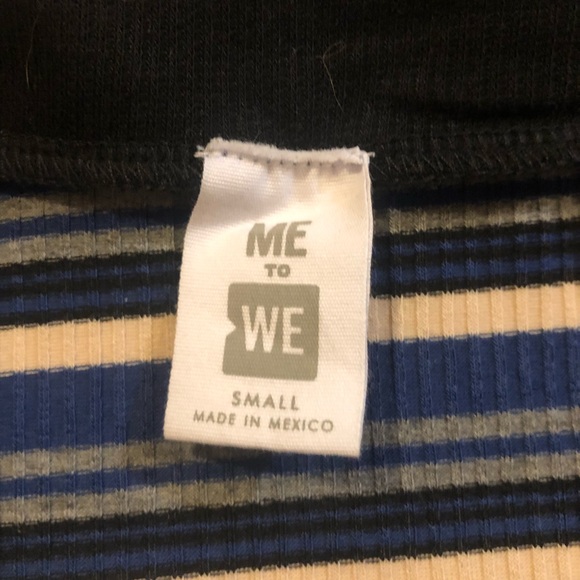 Pacsun Striped Ribbed Polo Tee - Picture 4 of 5